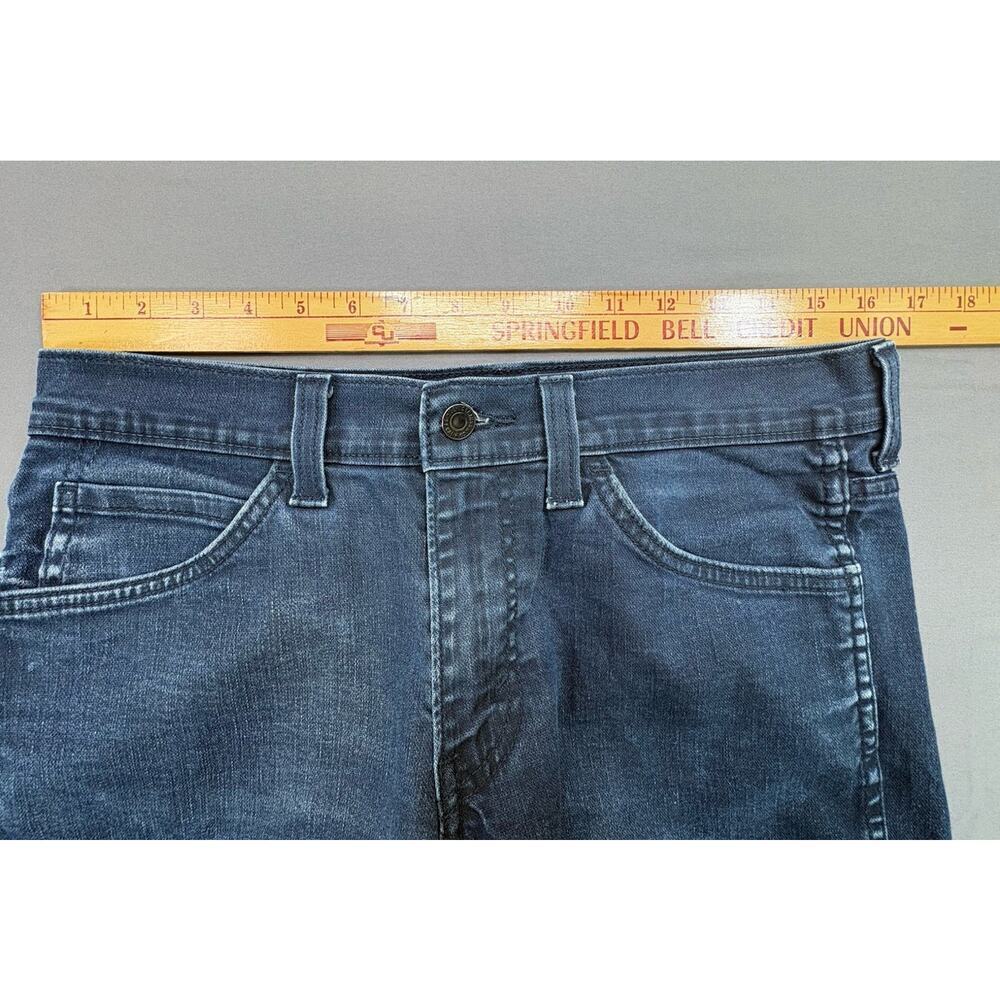 Levi's 511 Jeans Men’s 31x32 Blue Denim Modern Slim Fit Dark Wash Straight Leg - Picture 5 of 8